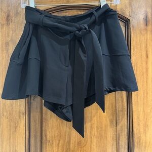 Parker Black High Waist Women's Shorts